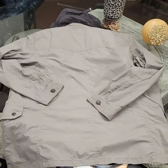 GEOX RESPIRA TAUPE COLOR FALL JACKET - Picture 4 of 10